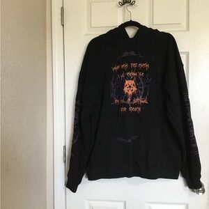 Vetement Black Vital Existence Hoodie limited edition Medium?
